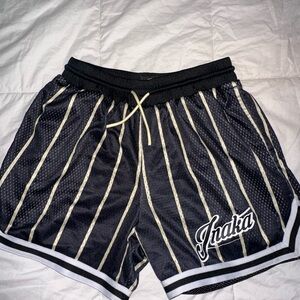 Inaka Power Black and White Athletic Shorts